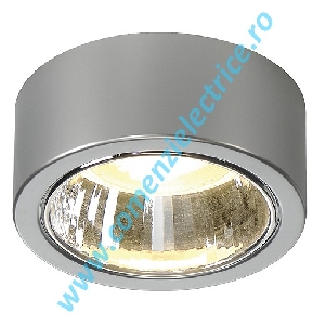 Plafoniera CL 101 GX53 rotund argintiu max. 11W