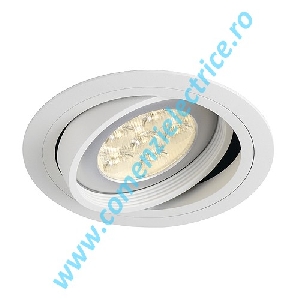 Plafoniera NEW TRIA ES111 downlight rotund mat alb