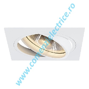 Plafoniera NEW TRIA I ES111 downlight patrat mat alb