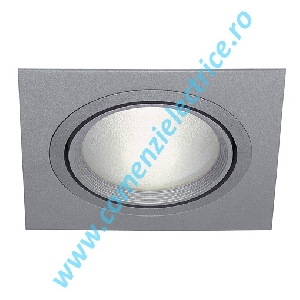 Plafoniera ROW ELT downlight gri argintiu