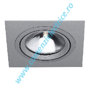 Plafoniera ROW ES111 downlight gri argintiu