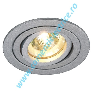 Plafoniera TRIA II downlight aluminium gri argintiu MR16