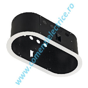 AIXLIGHT PRO FLAT rotund cadru 2 montare mat-alb