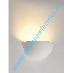 Aplica GL 101 E14 rotund alb plaster max. 40W