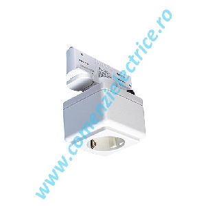 EUTRAC power soclu adaptor alb