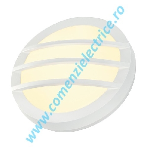 Lampa de perete DRAGAN GRID rotund alb G24 2x26W