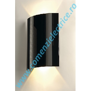 Lampa de perete SAIL WL 2 negru 2x3W LED alb cald