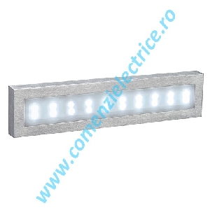 LED AITES 20 aluminiu satin alb LED