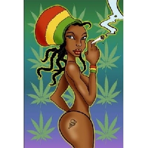 Rasta Girl (30 x 45 cm)