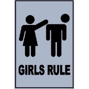 Girls Rule (30 x 45 cm)