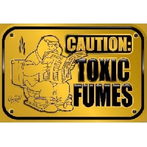 Caution - toxic fumes (91 x 61 cm)