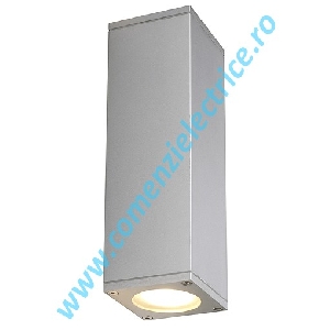 Lampa de perete THEO UP-DOWN OUT gri argintiu