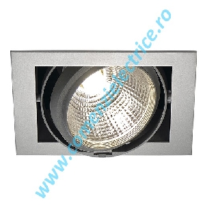 Lampa incastrata in tavan DL 195 G12 gri argintiu 70W