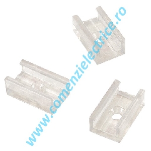 MINI ALU TRACK mounting clips, 10 piese