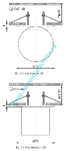 Plafoniera IGLO CTX-30+SQ-C/M crom mat