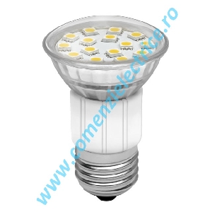 Lampa cu diode LED15 SMD E27-CW       08947