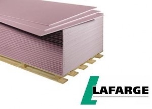 Placa gips-carton ignifuga 12.5 mm LAFARGE