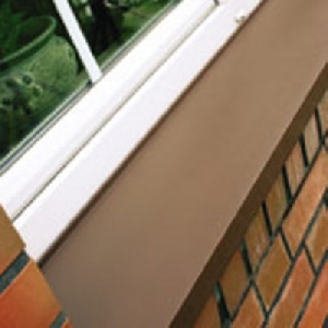 Glaf exterior PVC pentru ferestre maro L - 25 cm