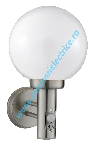 Aplica de exterior Globe 085 argintiu E27 1x60W