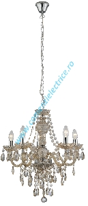 Candelabru Marie Therese marou 5x60W E14 8885-5MI