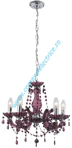 Candelabru Marie Therese mov 5x60W  699-5PL