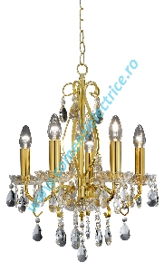 Candelabru Sienna auriu 5x60W E14 8845-5GO