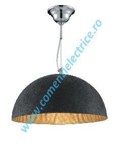 Pendul Pendants 8149GO negru-auriu 1x60W E27