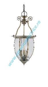 Pendul Lanterns 9501-3 oval bronz antic 3x60W E14