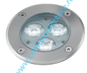 Spot Walkover 2505WH argintiu 3x1W 324LM lumina intermediara