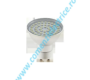 Bec LED48SMD 3.5W GU10 230V alb 48 leduri