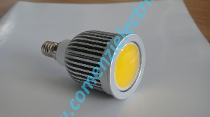 Bec LEDCOB 5W E14 230V alb cald 1 led