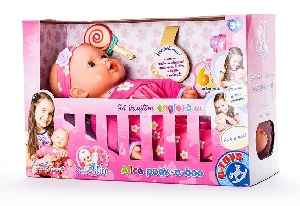 Papusa Alice Peek-A-Boo Sa Invatam Engleza D-Toys 68811