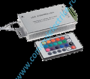 Controler pentru led RGB 24 KEY IR 12A