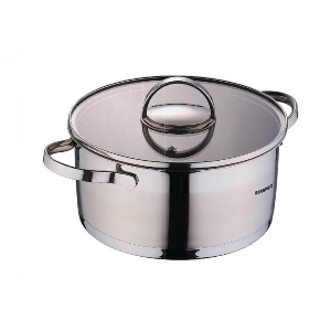 Oala din inox cu capac 4.7 L Dazzle Basic Bergner BG 6312 BG6312