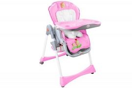 Scaun de masa copii MyKids Baby Meal Roz  - Scaun