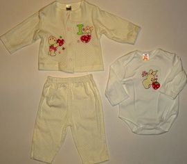 Set pijamalute bebeluse cu iepurasi- 14318 14318