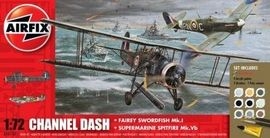 Kit constructie Channel Dash Fairey Swordfish si Supermarine Spitfire SOLAF50147