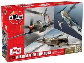 Kit constructie avion - Set 3 avioane Airfcraft Of the Aces SOLAF50143