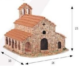 Kit constructie Biserica romanica SOLDC3612