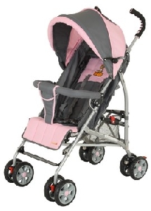 Carucior copii Mini Pink-Grey Quatro - JUQT17001-7 JUQT17001-7