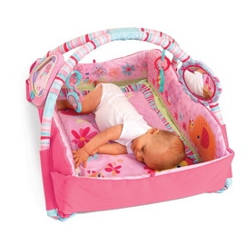 Salteluta de joaca Pretty In Pink Baby\'s Play Place Deluxe Edition - BBB9010 BBB9010