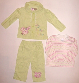 Costum verde cu bluza - 4415_1 4415_1