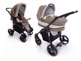 Carucior multifunctional 2 in 1 Paloma Brown Mix - BBC1002 BBC1002