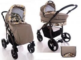 Carucior multifunctional 2 in 1 Paloma Happy Brown - BBC1003 BBC1003