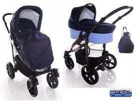 Carucior multifunctional 2 in 1  Diamond Blue  - BBC1008 BBC1008