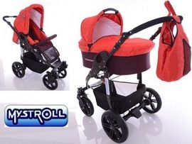 Carucior multifunctional 2 in 1  Diamond Purple Red - BBC1011 BBC1011