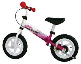 Bicicleta copii Worker  BOUNCE Roz - 85INR 85INR