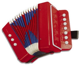 Acordeon rosu pt copii - RG7082 RG7082