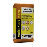 Adeziv alb pentru piatra naturala Weber.set stone