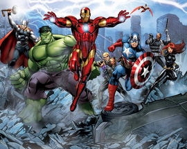 Tapet Copii Walltastic - Razbunatorii (The Avengers) - GFK008 GFK008